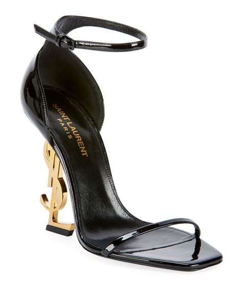 yves saint laurent heels black|Saint Laurent heels price.